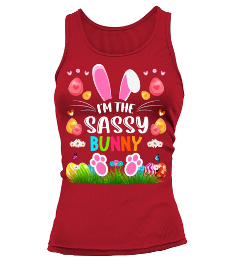 Im The Auntie Bunny Shirt Matching Family Easter Tank top Woman