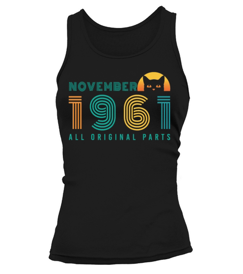 1961 November Vintage Cat Women's Tank Top