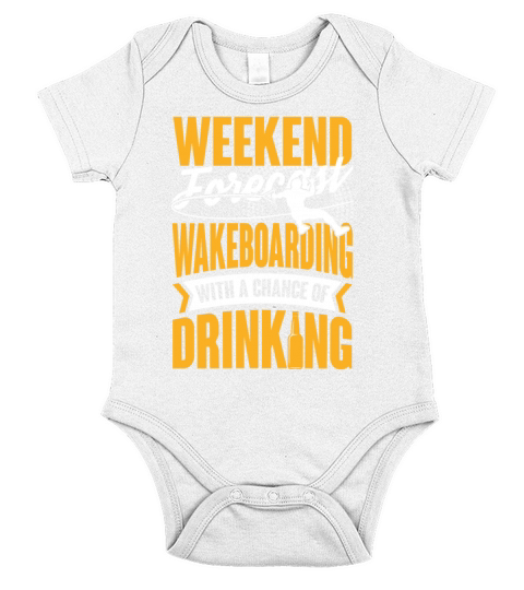 Wake boarding Short Sleeve Baby One-Piece