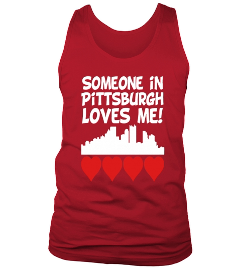 Someone In Pittsburgh Pennsylvania Loves Me - Baby Lap Shoulder T-Shirt Tank Top Unisex