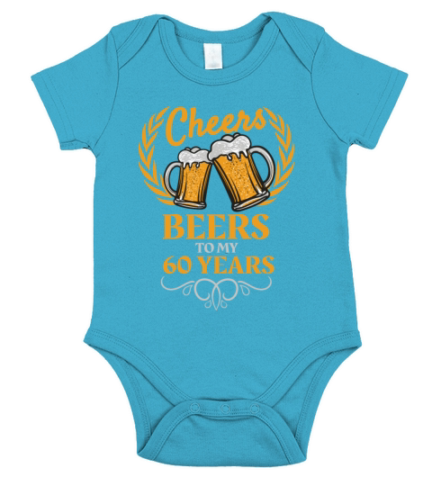 60th Birthday 60 Years Short Sleeve Baby One-Piece