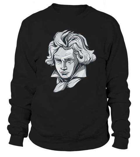 Beethoven Face bust Women's Sweatshirt