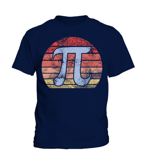 PI Day 2022 Math Lover Mathematics Retro Vintage Kids T-Shirt