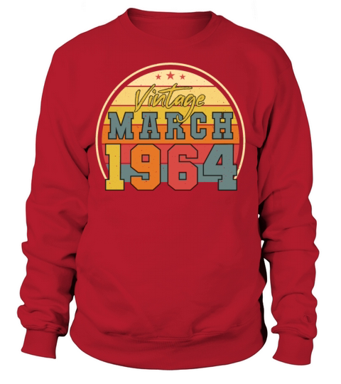March 1964 Vintage Sweatshirt Unisex