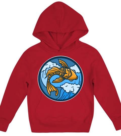 Fish Butt Gift Fishing Fishing Pike Eel Kids Hoodie
