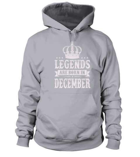 Legends Are Born In December Women's Hoodie
