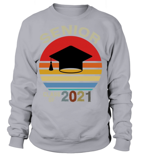 Senior Class Of 2021 Vintage Graduation Gift Women's Sweatshirt