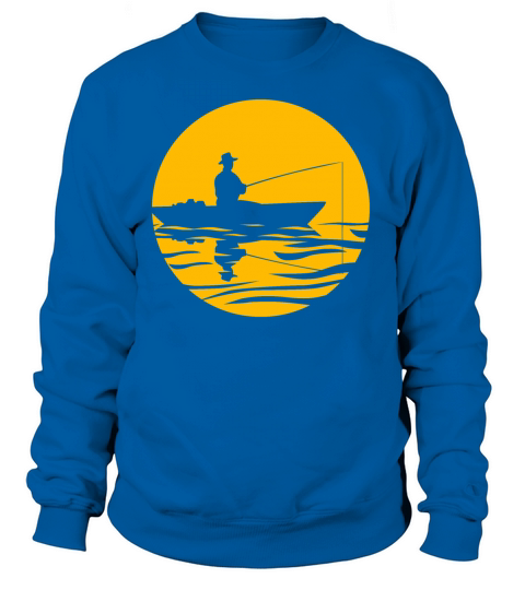 Kayak Fishing Silhouette Kayak Fisher Gift Idea Women's Sweatshirt