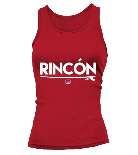 Rincon, Puerto Rican Surfing T-Shirt Tank top Woman