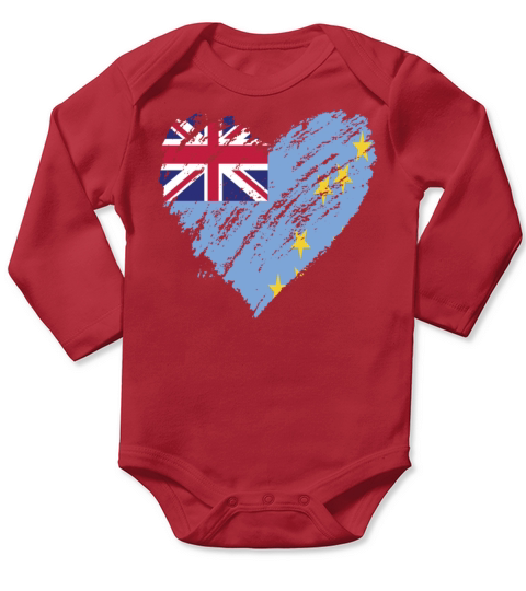 tuvalu Long Sleeve Baby One-Piece