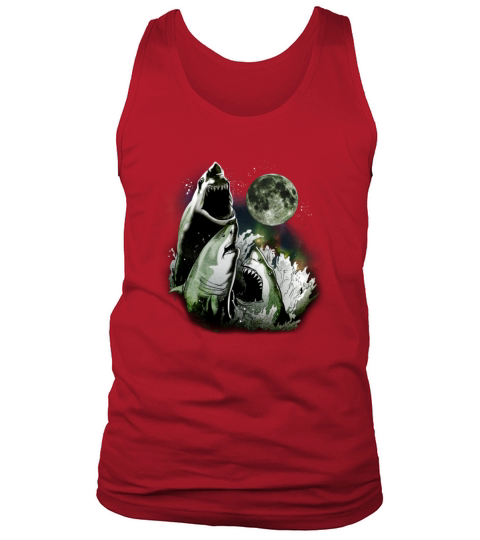 3 SHARK MOON T shirt Tank Top Unisex