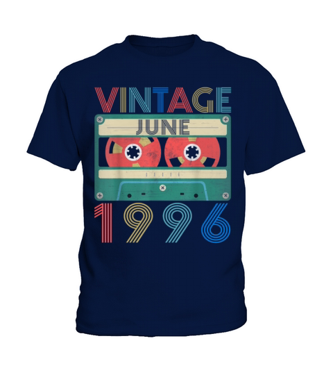 Retro Vintage June 1996 birthday Kids T-Shirt
