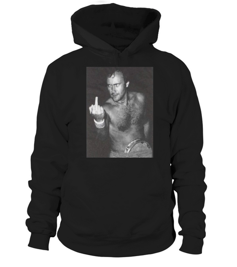 Phil Collins White Hoodie Unisex