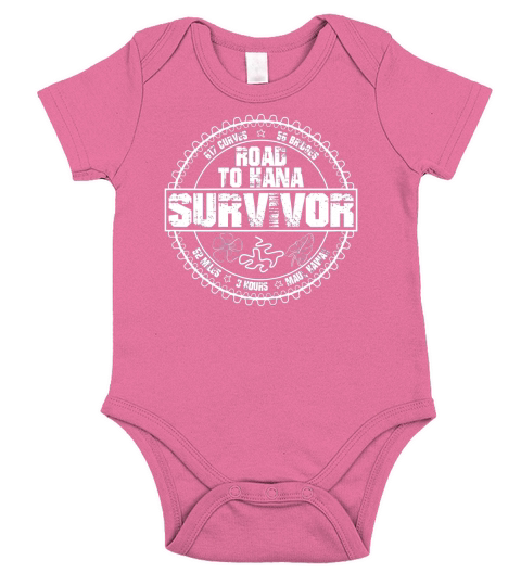 Womens RJC Road to Hana Survivor Maui Hawaii Trip Adventure - Ladies Flowy Tank Short Sleeve Baby One-Piece
