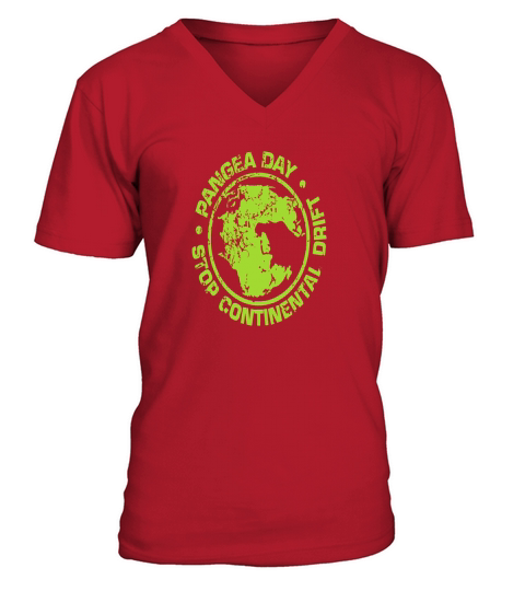 Pangea Day Stop Continental Drift - Mens Premium T-Shirt V-Neck T-shirt