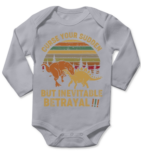 Curse your sudden but inevitable betrayal Long Sleeve Baby One-Piece