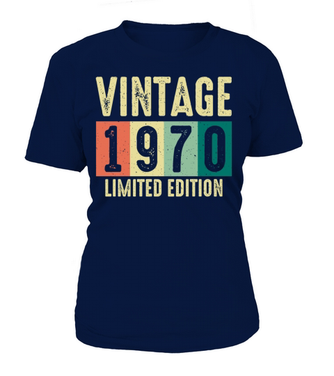 Vintage 1970 birthday gifts for men women bday T-Shirt Woman