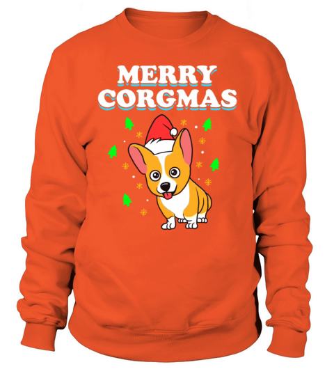 Funny Christmas Corgi Dog Pun Xmas Apparel Men's Sweatshirt