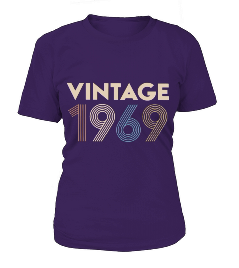vintage 1969 birthday gift men women birthday Women's T-Shirt