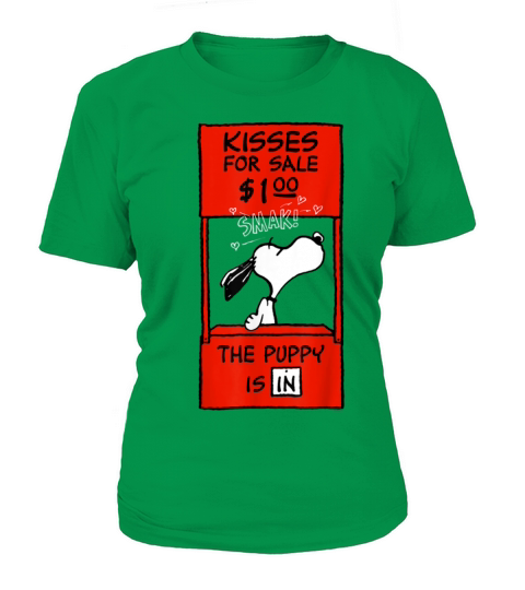 Peanuts Snoopy Kisses Valentines Women's T-Shirt