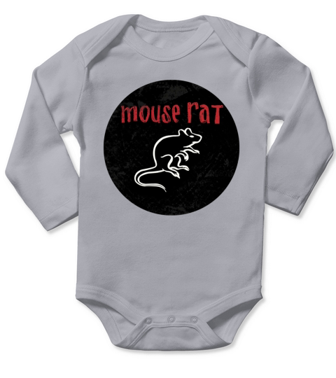 Mouse Rat T-Shirts Long Sleeve Baby One-Piece