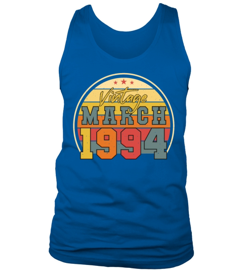 Vintage Funny March 1994 Tank Top Unisex
