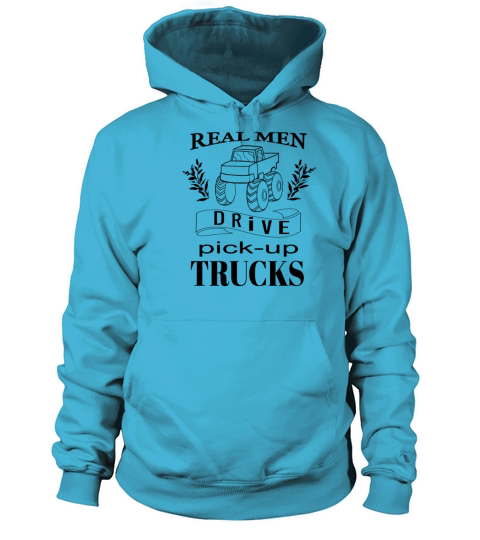 Real men drive pickup trucks Truck Jeep Driver Women's Hoodie