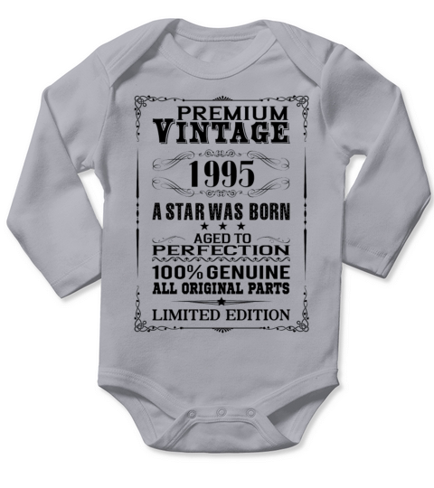 PREMIUM VINTAGE 1995 Long Sleeve Baby One-Piece