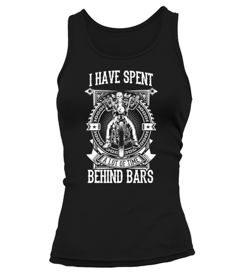 BIKERBEHIND BARS MOTORCYCLE Teeshirts Tank top Woman