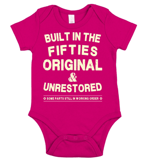 Built In The Fifties - Original - Unrestored Short Sleeve Baby One-Piece