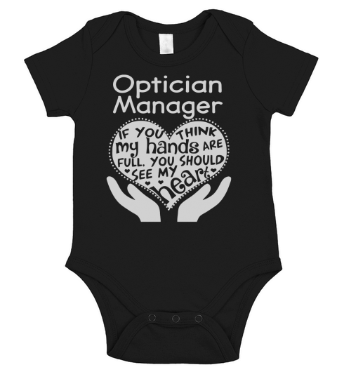 Optician Manager FFull Hand Short Sleeve Baby One-Piece