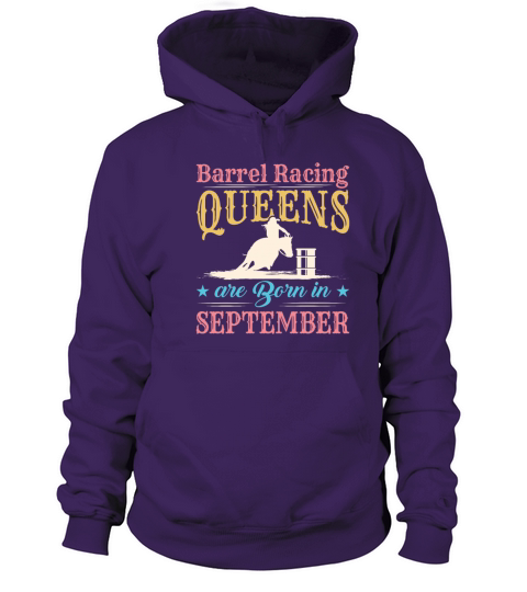 Barrel Racing Queens Are Born in September Women's Hoodie