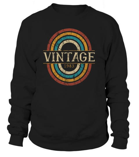 1983 birthday vintage shirt - gift idea retro Women's Sweatshirt