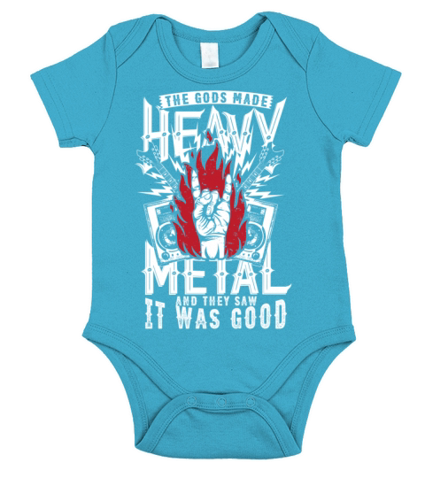 Heavy metal music - They saw it was good Short Sleeve Baby One-Piece
