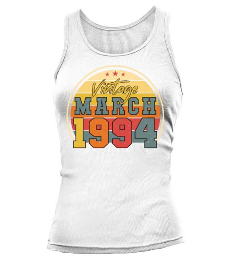 Vintage Funny March 1994 Tank top Woman