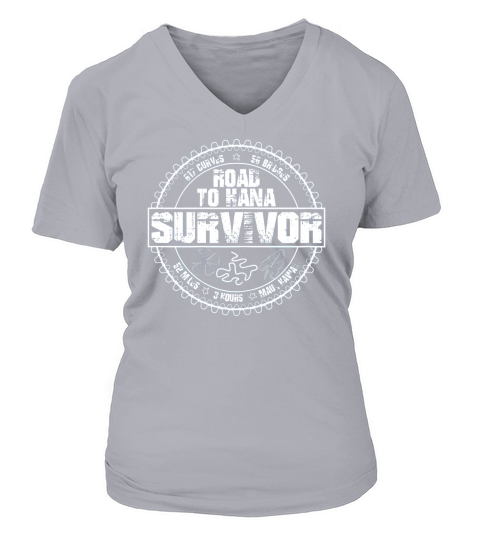 Womens RJC Road to Hana Survivor Maui Hawaii Trip Adventure - Ladies Flowy Tank V-neck T-Shirt Woman