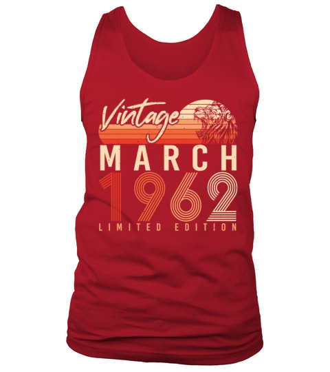 1962 March Vintage Limited Tank Top Unisex