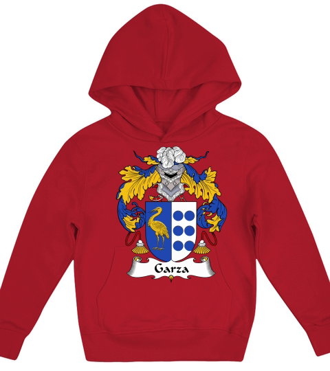 Garza Family Crest Spanish Family Crests Kids Hoodie