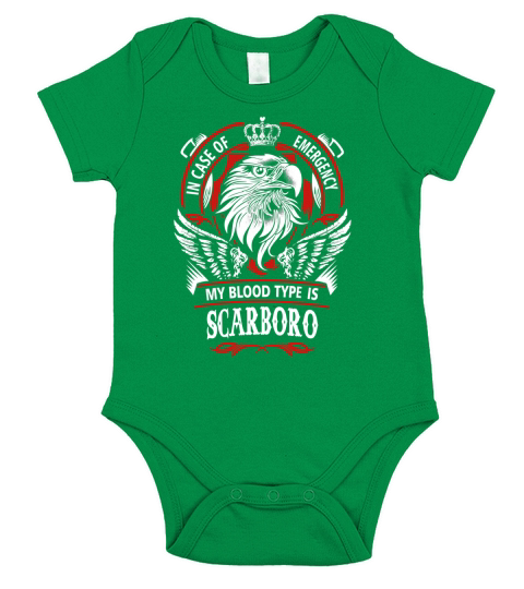 SCARBORO shirt, SCARBORO Family Name, SCARBORO Funny Name Gifts T Shirt Short Sleeve Baby One-Piece