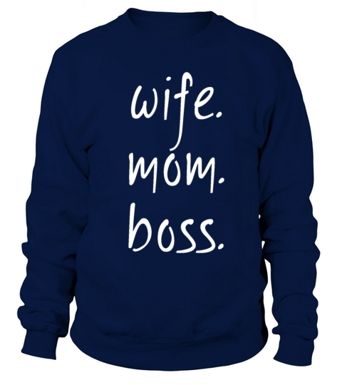 WIFE MOM BOSS Women's Sweatshirt