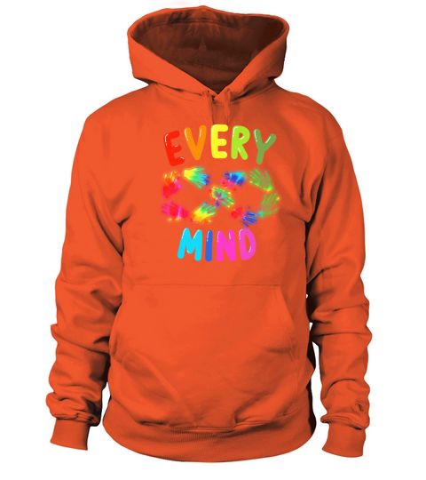 Colorful Rainbow Neurodiversity Every Mind Infinit Women's Hoodie
