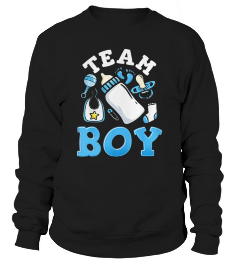 Gender Reveal Party Team Boy Sweatshirt Unisex