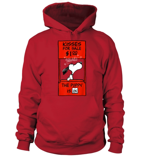 Peanuts Snoopy Kisses Valentines Women's Hoodie
