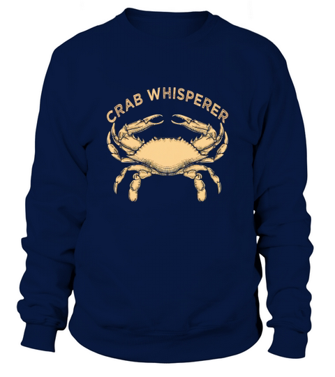 Crab Whisperer Vintage Crabbing Hunting Fishing Crabs Sweatshirt Unisex