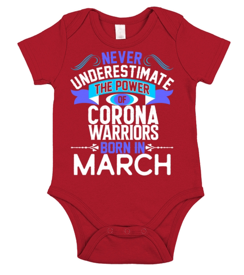 Never Underestimate The Power WOMEN BORN IN MARCH Short Sleeve Baby One-Piece