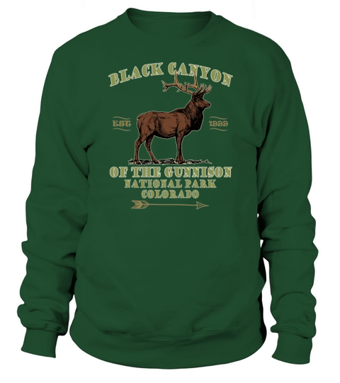 BLACK CANYON of the GUNNISON National Park Colorad Men's Sweatshirt