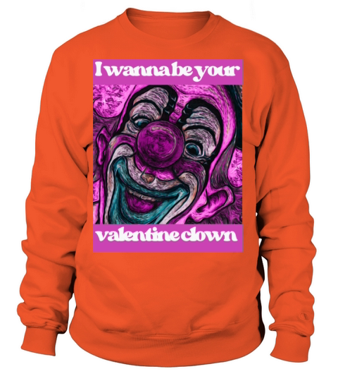 valentine clown Women's Sweatshirt