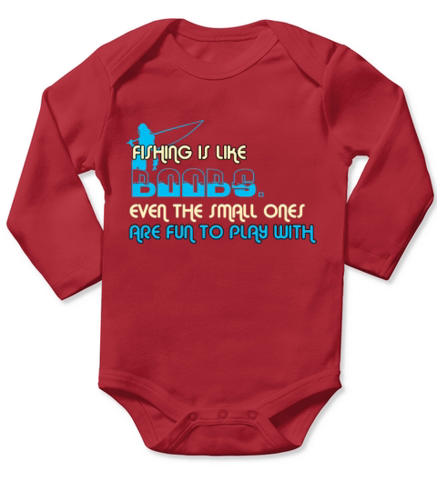 Fishing Angling Fish Fisher Fisherman Angler Gift Long Sleeve Baby One-Piece