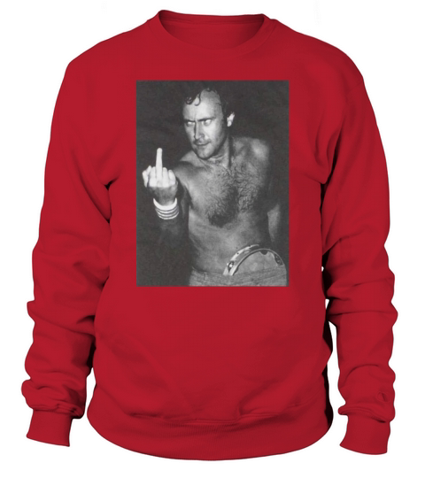 Phil Collins White Sweatshirt Unisex