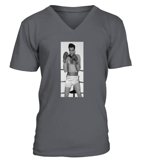 elvis boxing V-Neck T-shirt